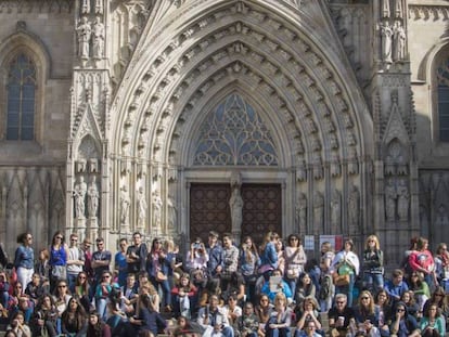 La catedral de Barcelona.
