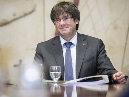 El presidente de la Generalitat, Carles Puigdemont.