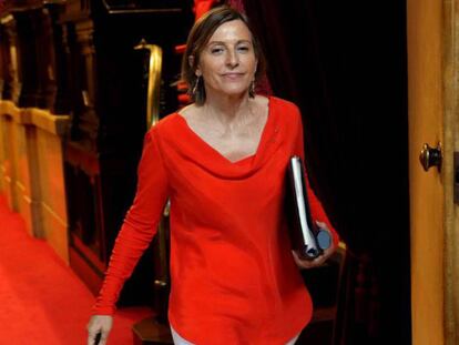 Carme Forcadell, el pasado 8 de septiembre. En vídeo, el audio de las declaraciones de la presidenta del parlament en Catalunya Radio. EFE