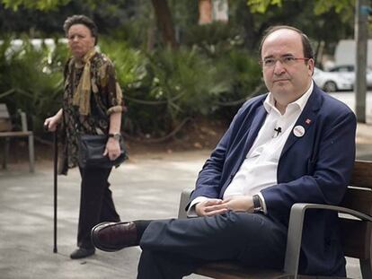 Miquel Iceta, el pasado jueves, en Barcelona.