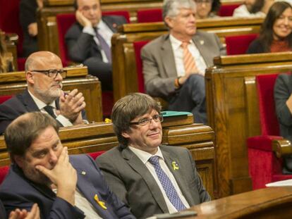 El Parlament vota la declaración de independencia.