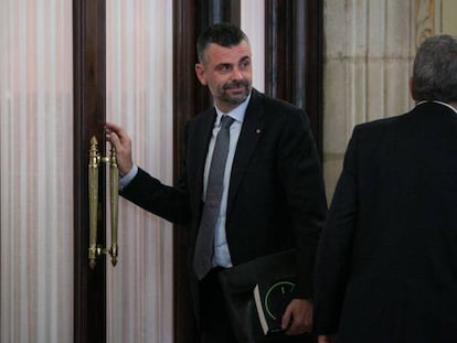 El exconsejero de Empresa de la Generalitat, Santi Vila.