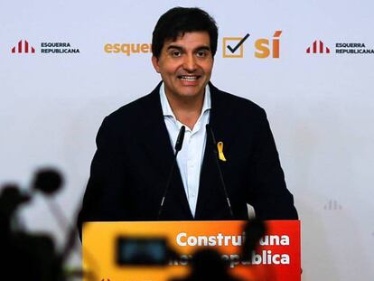 El portavoz de ERC, Sergi Sabrià.