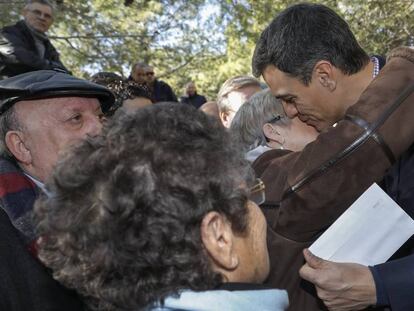 Pedro Sánchez, en un acto celebrado meses atrás en la Comunidad Valenciana.