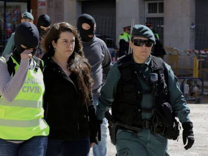 La detenida en Viladecans.