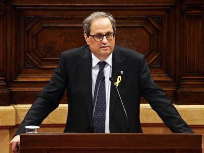Cataluña y la investidura de Quim Torra, últimas noticias en directo