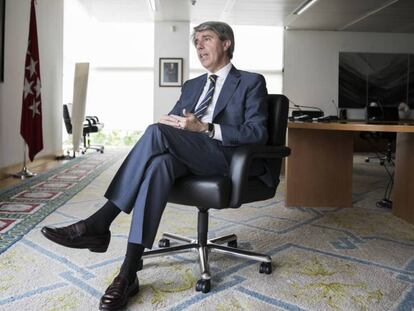 El presidente regional, Ángel Garrido, el pasado jueves en la Asamblea de Madrid.