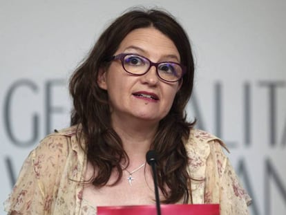 La vicepresidenta del Gobierno valenciano, Mónica Oltra.