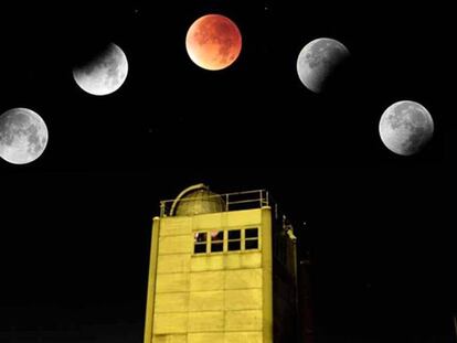 Luna de sangre vista en Wisconsin (EE UU), el 8 de octubre de 2014 / En vídeo, el eclipse lunar más largo del siglo