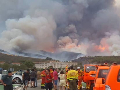 Incendio de Llutxent (Valencia).