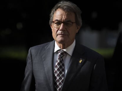 Comparecencia de Artur Mas este martes.