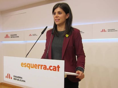 Marta Vilalta, portavoz de Esquerra Republicana.