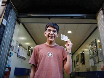 Un niño de 15 años gana el primer premio: “Ya veré lo que me compro”