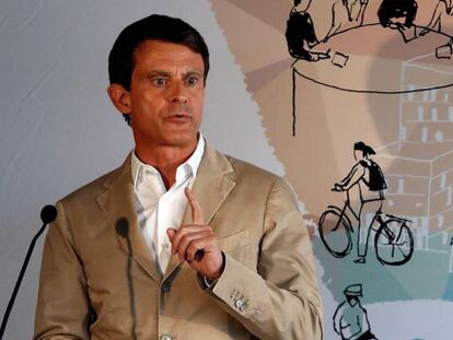 En foto: el candidato de Ciudadanos a la alcaldía de Barcelona, Manuel Valls. En vídeo: declaraciones de Manuel Valls.