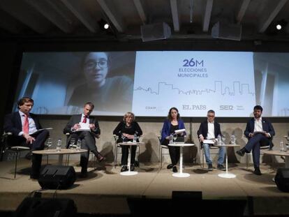 Momento del debate electoral organizado por EL PAÍS y Cadena SER. En vídeo, los momentos más destacados del debate electoral.