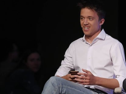 Íñigo Errejón, durante un momento del debate.