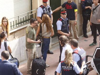 El detenido vuelve esta mañana al domicilio familiar con los Mossos. En vídeo, declaraciones de Luis Avial, director técnico de la empresa que ayudó a encontrar el cuerpo.