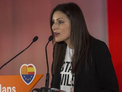 La diputada de Ciudadanos en el Parlament, Lorena Roldán.