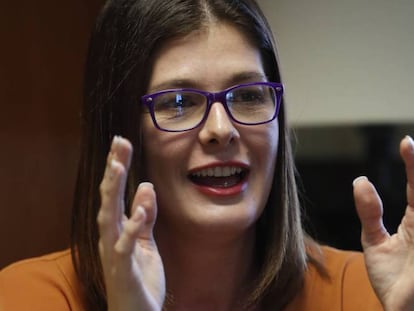 Noelia Posse, alcaldesa de Móstoles. En vídeo, la regidora explica la contratación de su hermana.