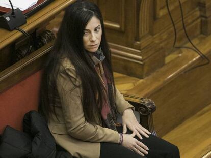 La acusada Rosa Peral, durante el juicio, este martes. En vídeo, así reconstruyó el crimen la guardia urbana de Barcelona.