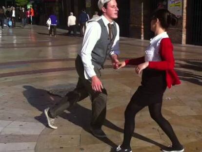 El 'lindy hop' se baila en La Rambleta