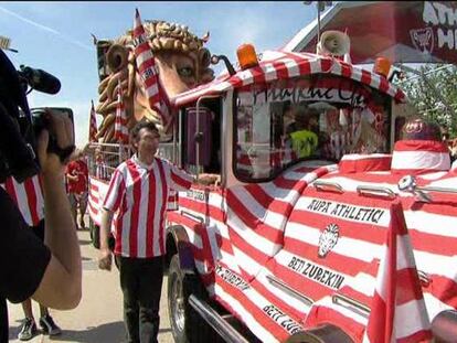 Victoria del Athletic en las calles de Madrid