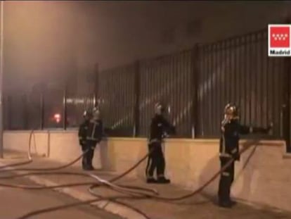 Dos incendios en naves industriales en Arganda del Rey y Cubas de la Sagra