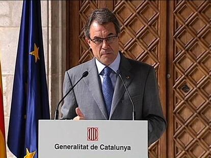 Mas lanza el órdago del Estado catalán