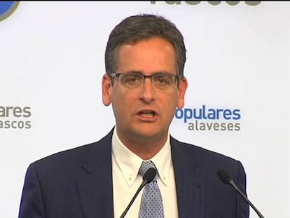 El PP denuncia que el binomio PNV- Bildu amenaza la libertad de los vascos