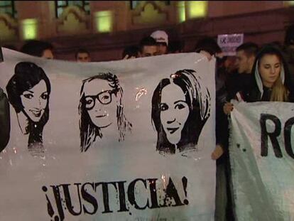 Concentración en Cibeles para pedir justicia en la tragedia de Madrid Arena