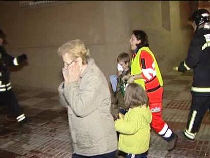 Casi una veintena de afectados por un incendio en Jaén