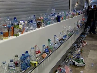 Los trabajadores de limpieza de la T-4 llegan a un acuerdo y suspenden la huelga