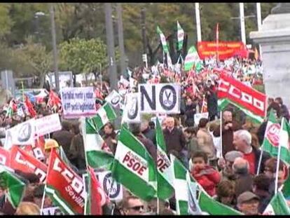 Las movilizaciones del 28-F desembocan en un acto contra Rajoy