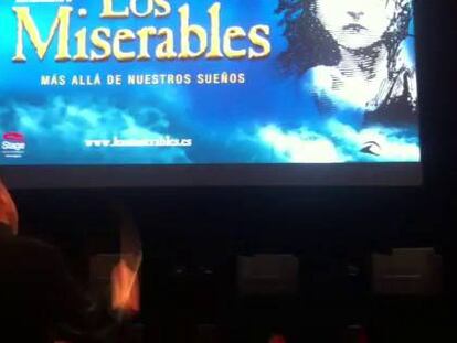 Fragmentos de 'Los miserables' interpretados en el Palau de les Arts