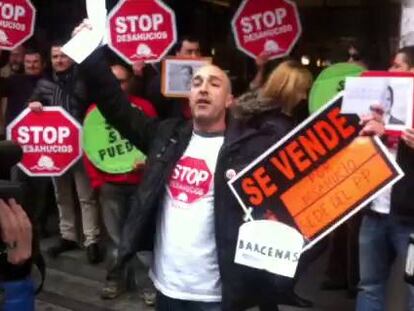 El PP vasco no recibe a Stop Desahucios