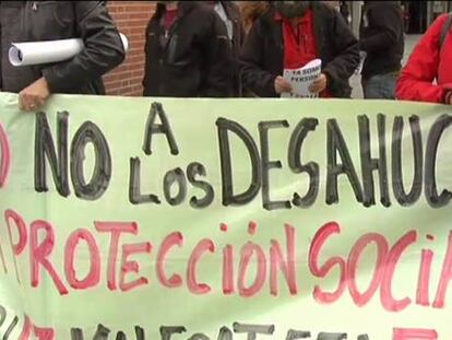 Acampada contra la pobreza en Barakaldo