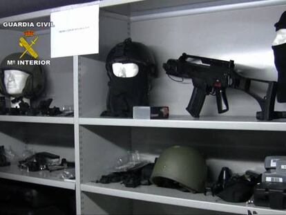 Desarticulado un grupo que traficaba con material de defensa