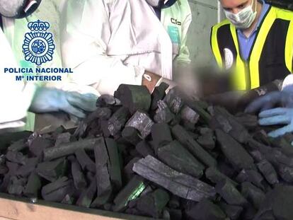 Decomisadas 1.650 cápsulas de cocaína en un contenedor con destino a Madrid