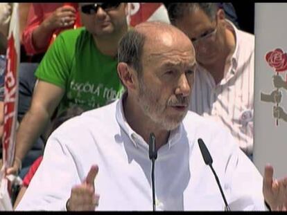 Rubalcaba: “No pactaremos una reforma de las pensiones sin los sindicatos”