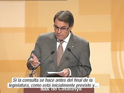 Mas suaviza sus planes soberanistas para intentar agotar la legislatura