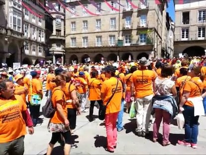 Las víctimas de preferentes anuncian acciones de protesta más radicales