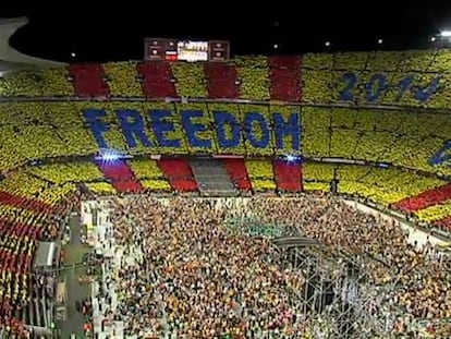 Un Camp Nou más soberanista