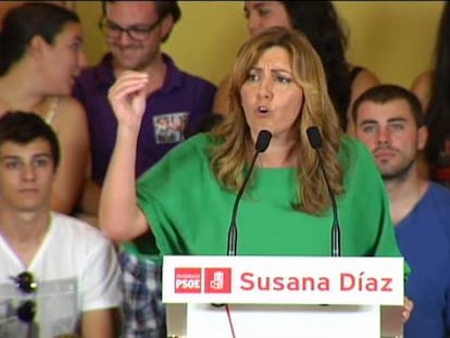 Susana Díaz pide el apoyo para liderar “un nuevo tiempo” en el PSOE