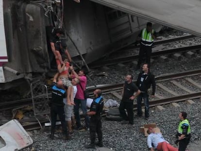 Trágico accidente ferroviario en Santiago de Compostela