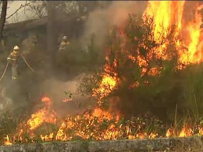 El incendio de Monte Pindo ya supera con creces las 2.000 hectáreas