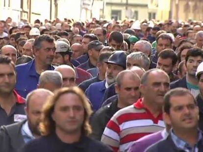 Silenciosa movilización de unos astilleros sin barcos que construir