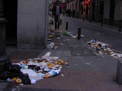 “Hay sitios en los que no se puede caminar por la basura”