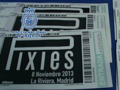Desmantelado un grupo que vendía entradas falsas para conciertos
