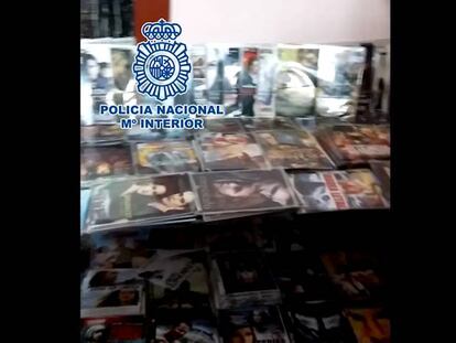 Incautados CD y DVD piratas por valor de 400.000 euros en Lavapiés
