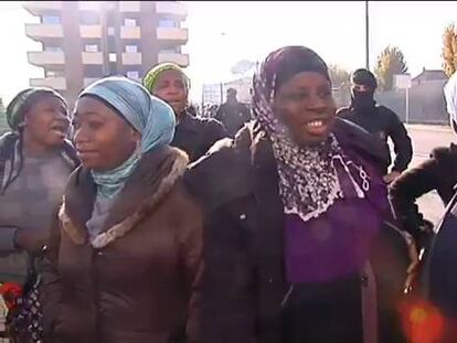 Los Mossos desalojan el bloque ocupado de Salt